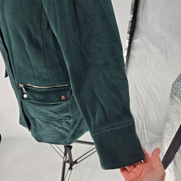 6325-32 INC International concepts forest green zippered coat Size XL - Picture 6 of 10